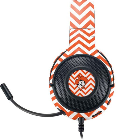 Oklahoma State University Chevron Print Razer Kraken X Skin